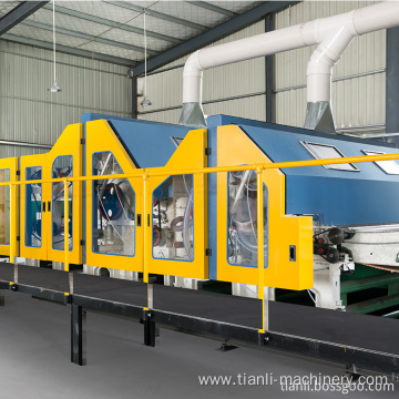 fiber fabric nonwoven carding machine